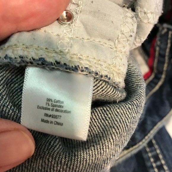 A.n.a Jeans  Size 20W  40x33 Blue Denim  Bootcut Dark 11'' RISE HIPS 46'' - Picture 10 of 10